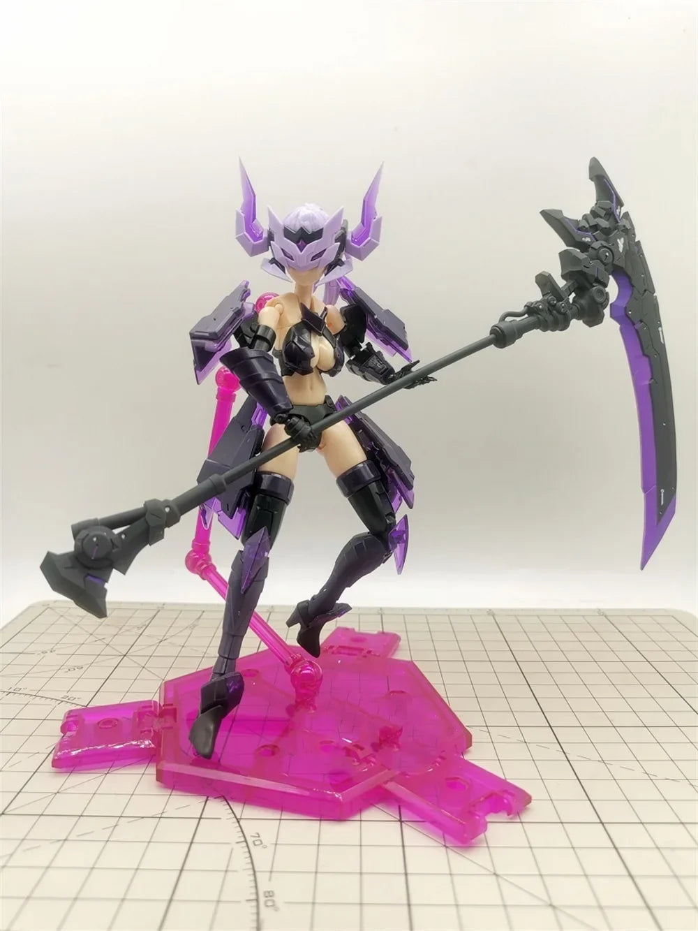 【No Figure】1/12 Scale Female Resin 3D Unpainted Conversion Parts Large Scythe Fit Kotobukiya Model For Collection For DIY
