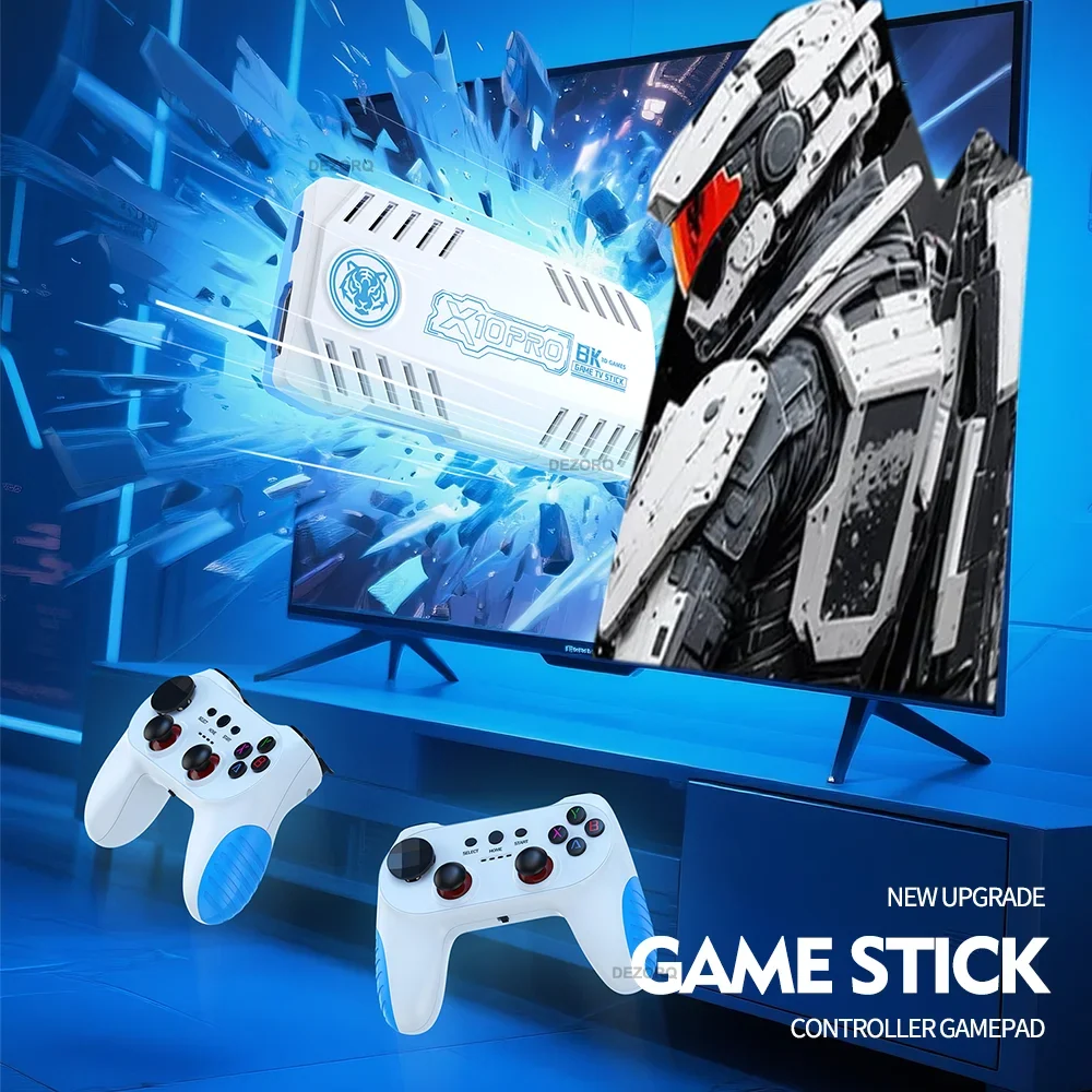 X10 Pro Retro Gaming Console Stick Classic Video Games Stick with 50 Emulators 50000 Games S905x3 TV Game Consola