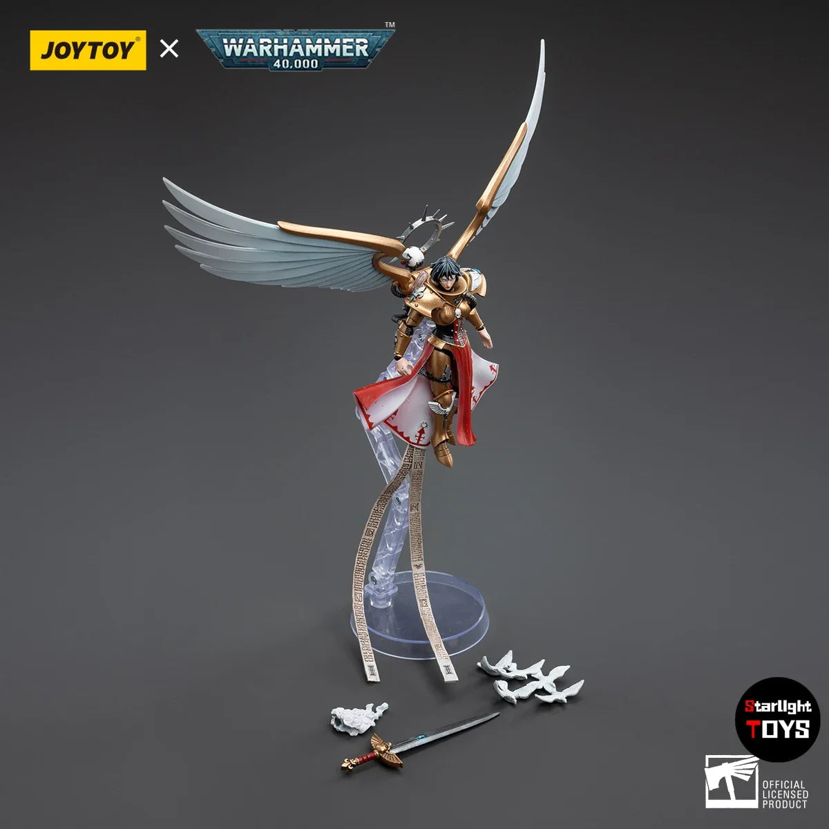 JOYTOY Warhammer 40K Adepta Sororitas Celestine The Living Saint Model Toy Gift 1/18 Action Figure