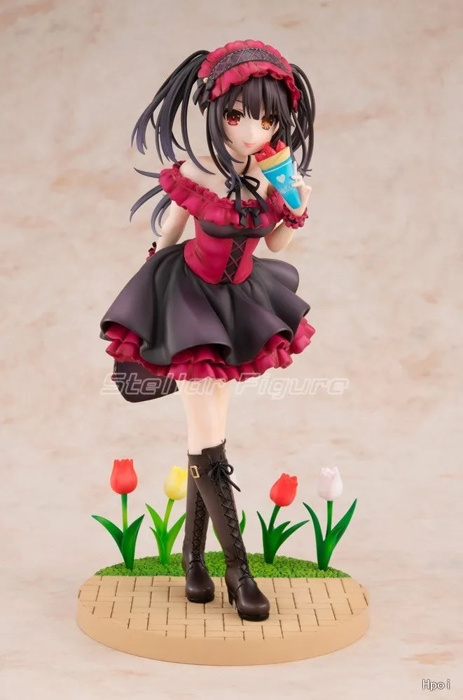 【SF】In Stock Original KADOKAWA KDcolle Date A Live Kurumi Tokisaki 1/7 Scale Figures Model Collection Anime