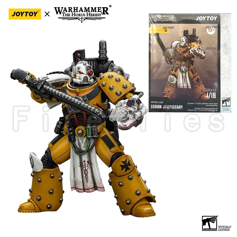 1/18 JOYTOY Action Figure The Horus Heresy Imperial Fists Legion Apothecary Anime Toy