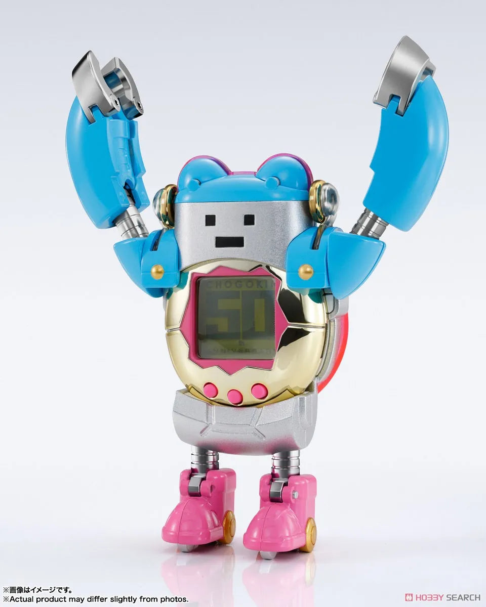 In Stock Bandai Chogo Alloy Tamagotchi Tamagotchi Game Console Transforming Robot Possible Figure Collection