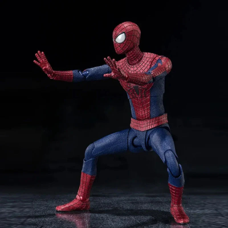 Ct Spider-Man Black Suit Version S.H.Figuarts Andrew Garfield The Amazing spiderman Shf anime Action Figures Model Gifts Toys