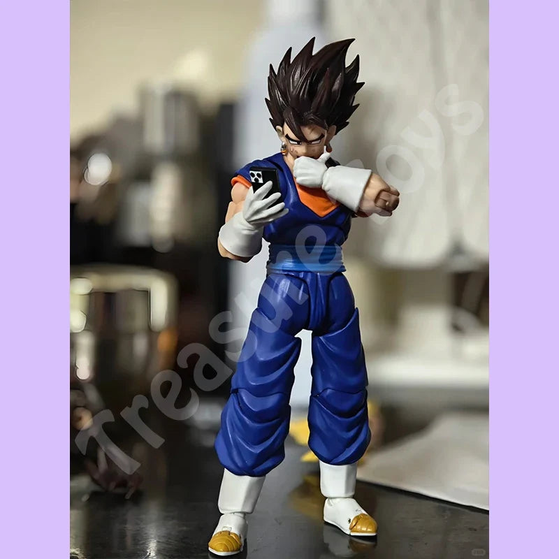 OC Toys GD Studio Dragon Ball Z SHF Super Saiyan God Vegetto Vegito Anime Action Figures Figurines Models Kids Gifts Toys