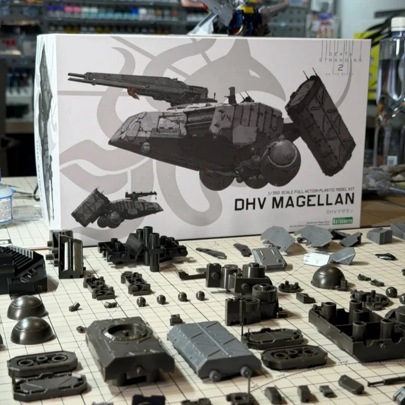 Official Kotobukiya Death Stranding 2 Model - Buildable Dhv Magellan 1/350 Scale Kit