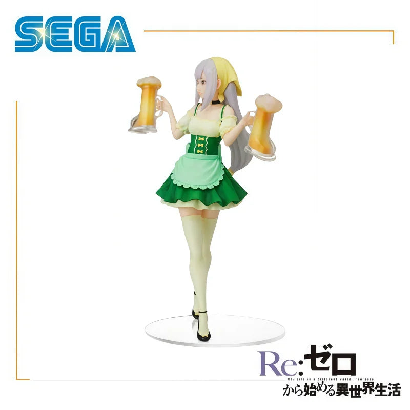 in stock 100% original SEGA Re Life in a different world from zero Emilia action figure model doll brand new boxed garage toys