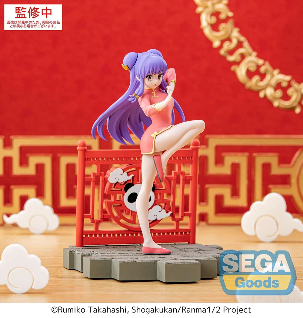 In Stock Original Sega Luminasta Ranma 1/2 2024 Shampoo Megurine Luka Collectible Table Decoration Animation Figures Model Toys
