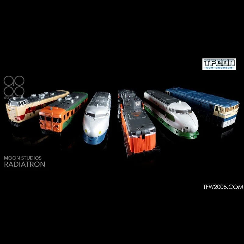 Children's toy transforming robot Raiden MS 01-06 Dark Night Ice Field Iron Fist Moon Flash Green Land Cold Peak Aurora