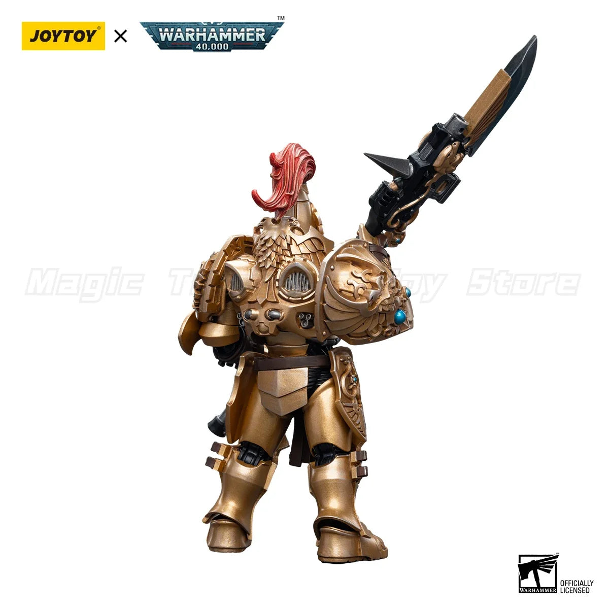 【In stock】JOYTOY Warhammer 40K Adeptus Custodes Custodian Guard with Guardian Spear 1/18 Action Figure Model Toy