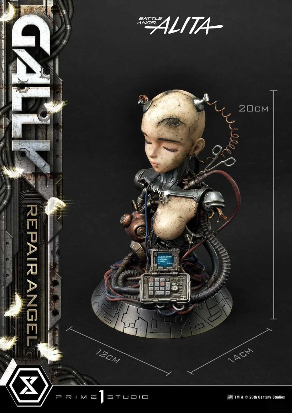 Prime 1 Studio Genuine PMABA-05 1/4 Alita figure Repair Angel Statue Model Collector's Edition Gift  20CM In Stock