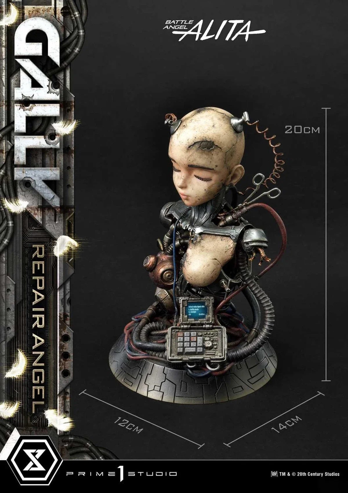Prime 1 Studio Genuine PMABA-05 1/4 Alita figure Repair Angel Statue Model Collector's Edition Gift  20CM In Stock