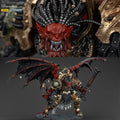 JOYTOY Warhammer 40K 1/18 World Eaters Angron Daemon Primarch of Khorne 38cm Action Figure Mini Soldier Model For Collection
