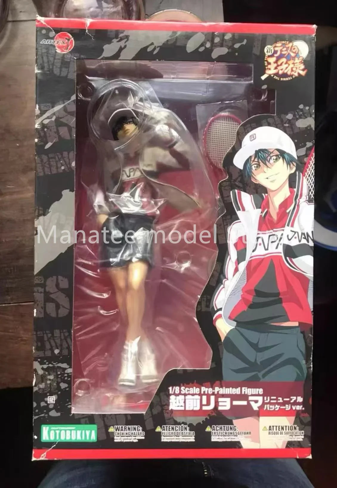 Kotobukiya Original The New Prince of Tennis Ryoma Echizen 1/8 PVC Action Figure Anime Model Toys Collection Doll Gift