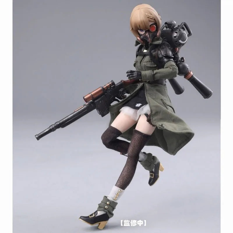 HASUKI Original Pocket Art PA 001 Emilia 1/12 Anime Action Figures Toys for Boys Christmas Gift Collectible Model Ornaments
