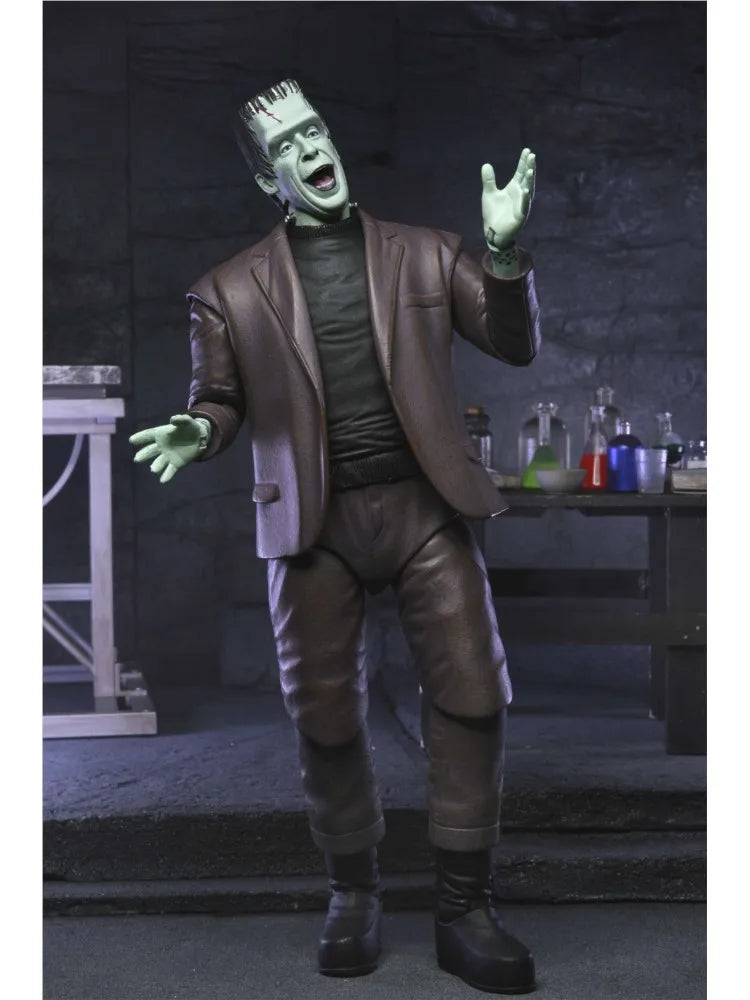 NECA 56090 Toys Rob Zombie's The Munsters Action Figure Ultimate Herman Munster 18 cm Collection Gift Original Model Doll Figure