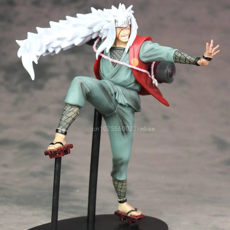 New Jiraiya Figure Manga Naruto Gama-Bunta Action Figurine 23cm PVC Model Decoration Collectible Desktop Children GK Toys Gifts