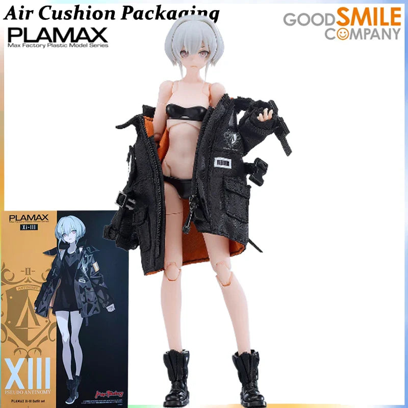 GSC Genuine PLAMAX Serie Schwer bewaffnete Schulmädchen I Frühe Mecha Girl Xi-III Samurai Ninja Actionfiguren Modell Spielzeug Geschenke
