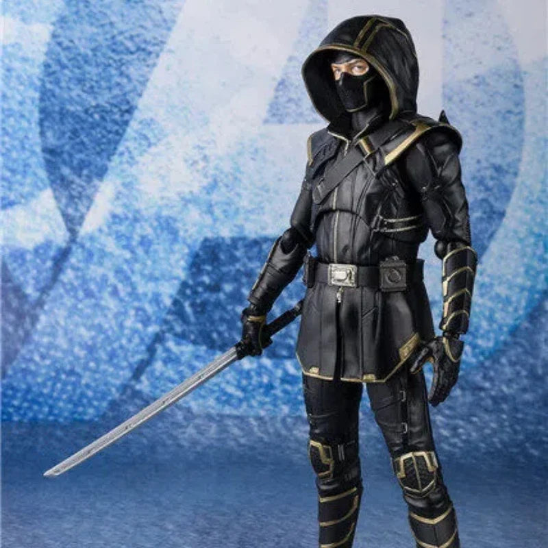 Action Figure Square Enix Avengers Endgame Shf Hawkeye - Collectible Decorative Doll With High Movability For Fans Of Toy Models