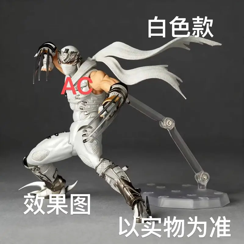 New Ac Factory Toys Ninja Gaiden Ryu Hayabusa Action Figure Kaiyodo Revoltech Yamaguchi Figurine Ko Model Statue Gifts Toys