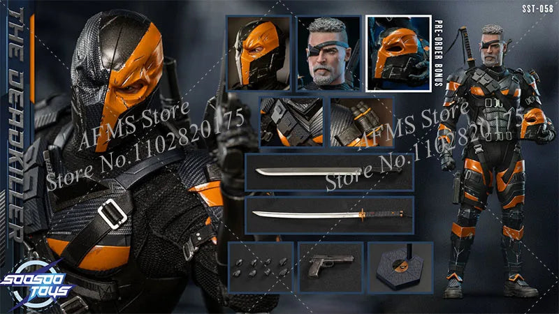 Soosootoys SST-058 1/6 Scale Sammlerfigur Ruthless Dead Killer Villain Komplettset 12 Zoll Herren Soldat Actionfigur Körper Spielzeug