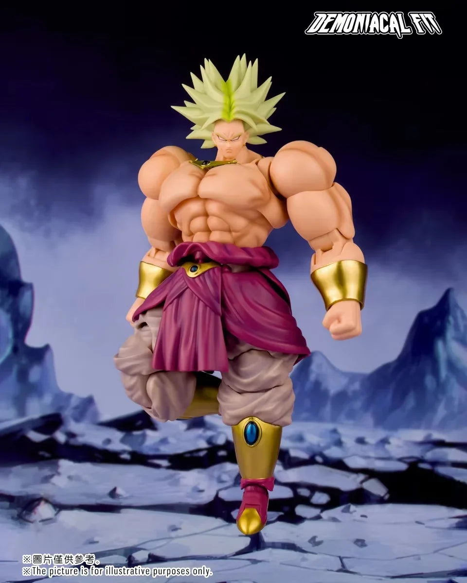 Broli Legendary Berserker 6-Inch Action Figure Collectible Movable Doll with Cosmic Shock Feature for Action Figure Enthusiasts