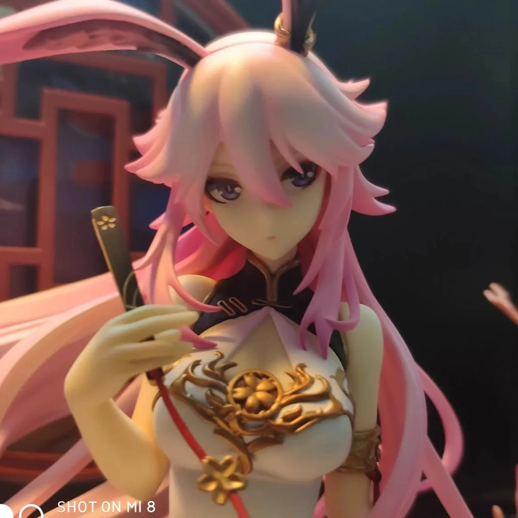 Yae Sakura Figure Honkai Impact 3 Anime Figure Cheongsam Girl Figurine Gk Statue Model Doll Collection Ornament Toys Gift