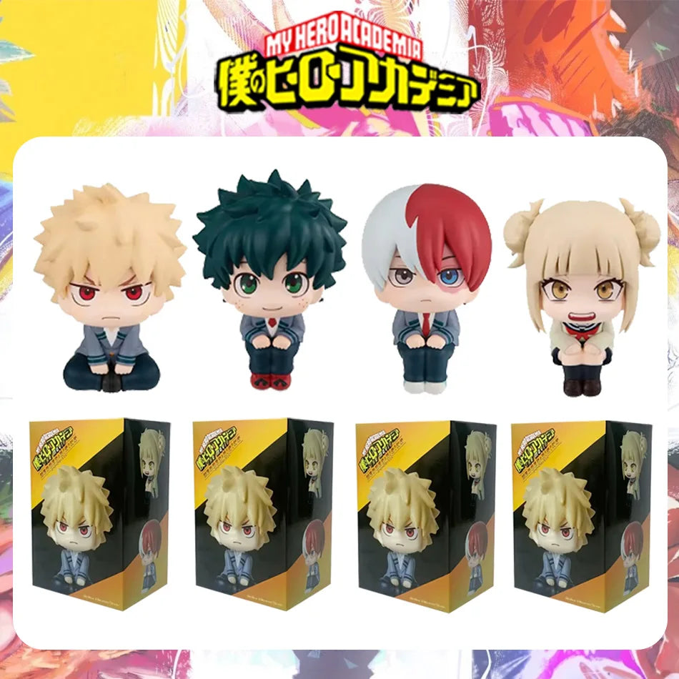 Anime MHA Himiko Toga Q Edition Action Figure Cute Collectible Doll Hero Toy Gift Look up Model