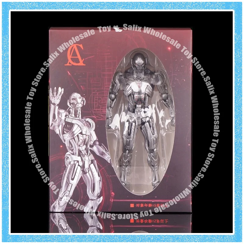 In Stock AC Factory AC Toys 16cm Ultron Action Figures Kaiyodo Amazing Yamaguchi Avengers Anime Collection Customized Gifts Toys