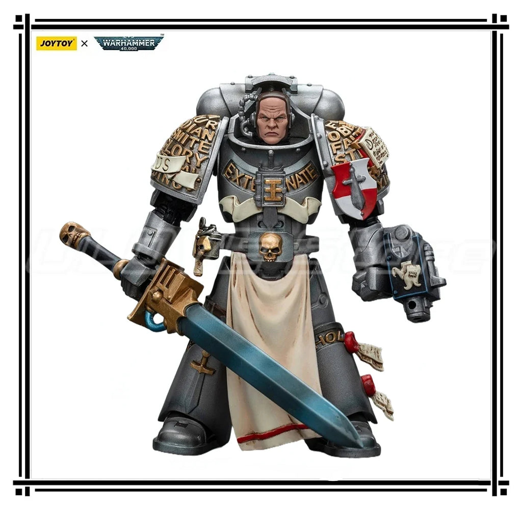 In Stock Original JOYTOY Warhammer 40K Grey KnightsStrike SquadJusticar 1/18 Action Figure Model Toys Gift