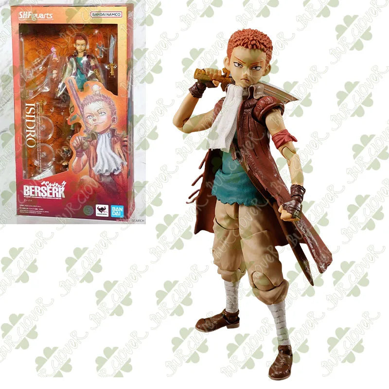 Bandai SHF Berserk Guts Farnese de Vandimion Schierke Action Figures Posable Collectibles Painted Detailed Anime-Accurate