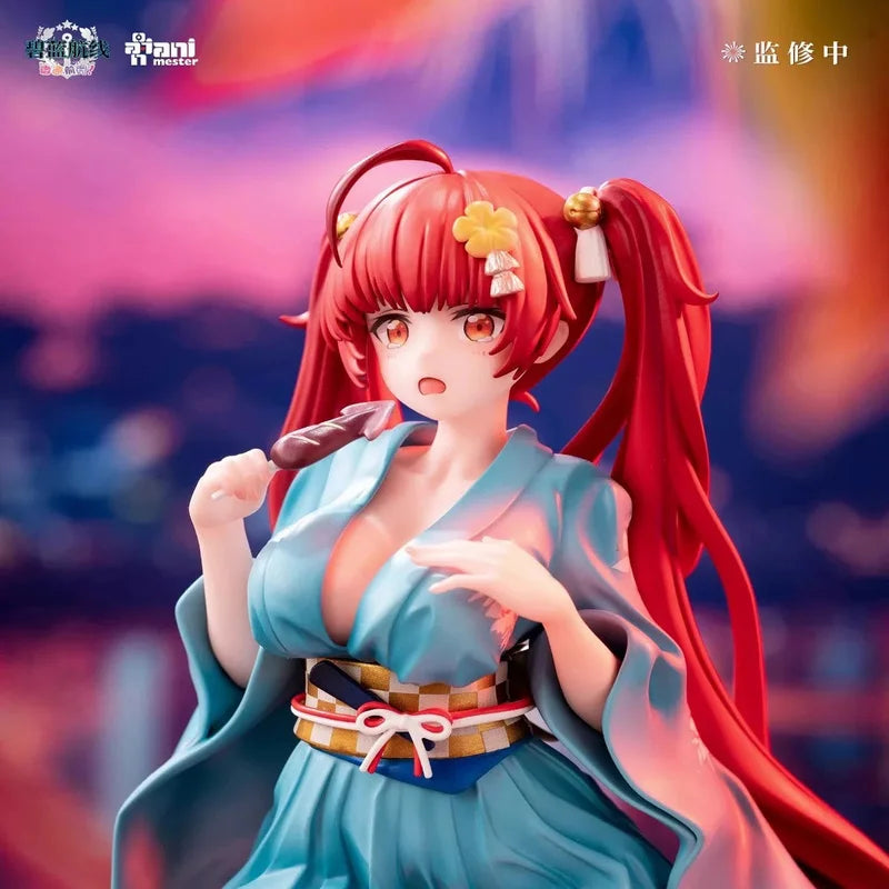 Original Genuine Animester Azur Lane 24cm Uss Honolulu Anime Action Collection Ornaments Figure Toys Birthday Gift Glazovin