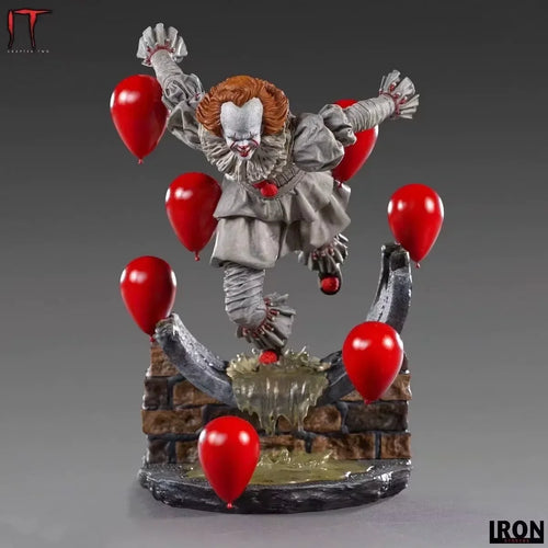 1/10 Iron Studios Movie Stephen King'S Es Pennywise Joker Actionfigur Anime Figur PVC Statue Sammlung Modell Schreibtisch Spielzeug Geschenk