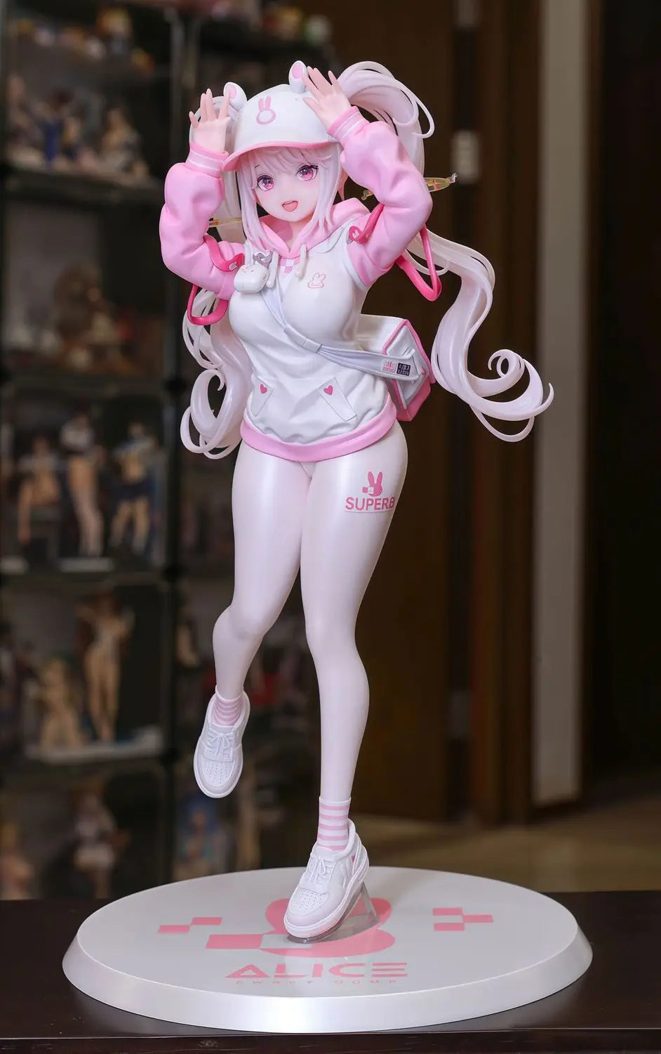 In Stock 25cm Alice Anime Figure NIKKE：The Goddess of Victory Game Character Figure Gk Statue Model Collection Ornament Toy Gif