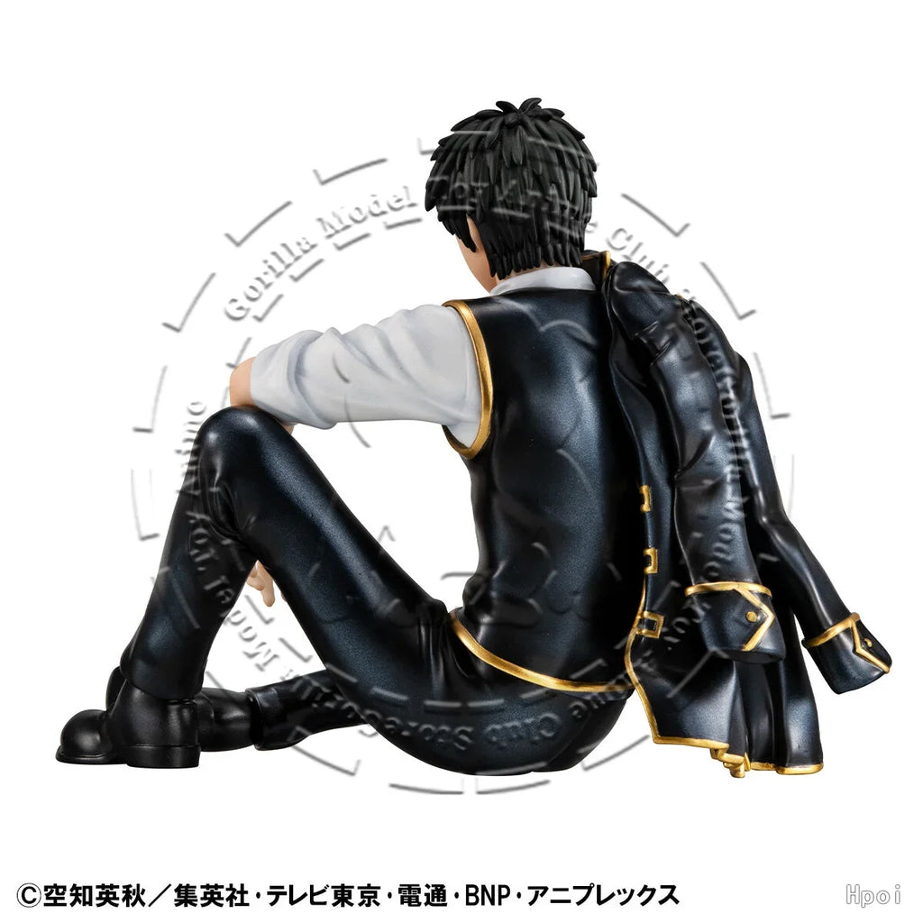 In Stock Original Genuine MegaHouse G.E.M. Series Gintama Hijikata Toshirou 90mm Figure Anime Statue Collectible Gift Japanese
