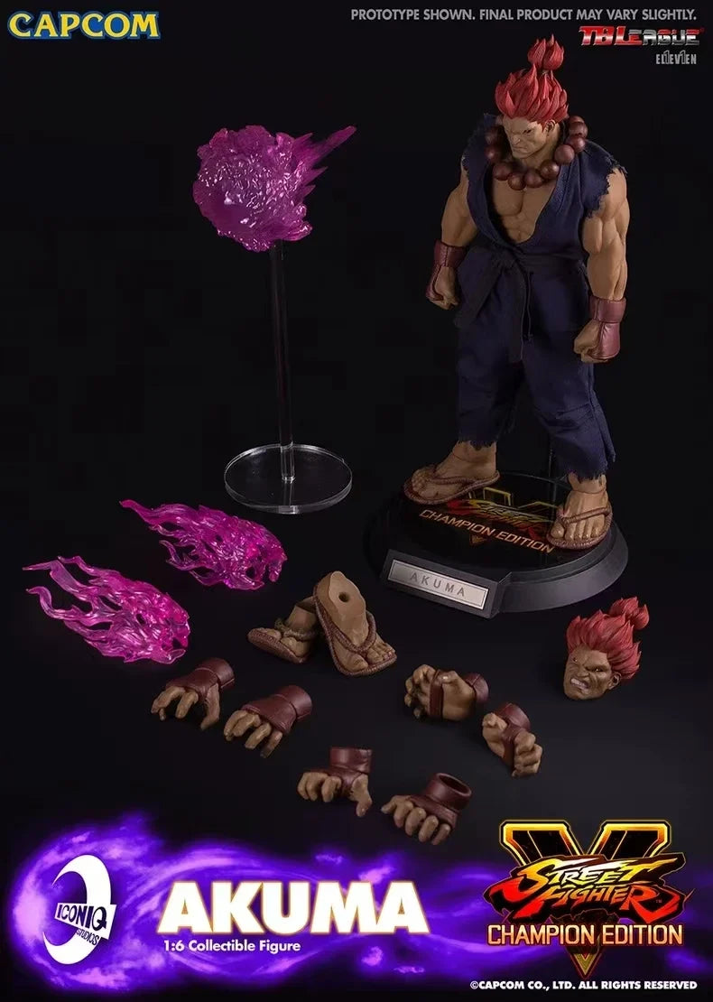 【Original】ICONIQ STUDIOS IQGS-05 Street Fighter V Akuma 1/6 Scale Action Figure Model Toys