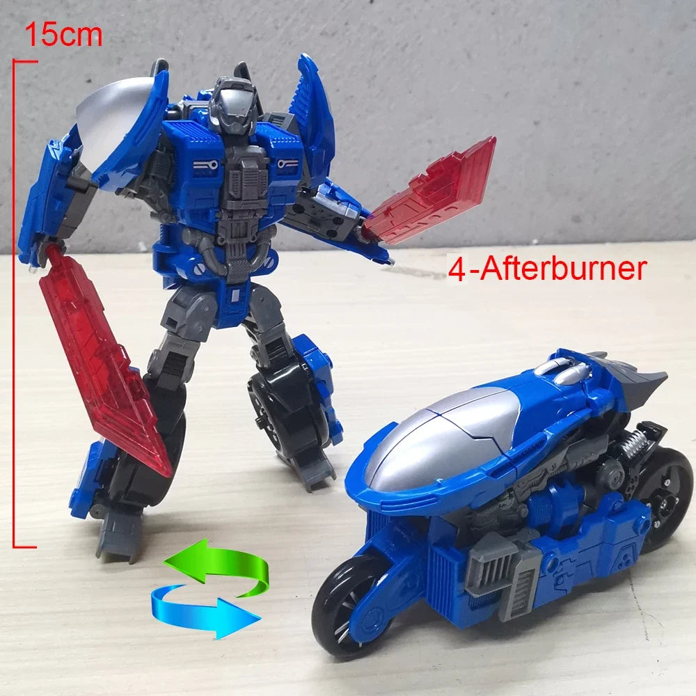 Computron Combiners Transformation Toys 5IN1 Scattershot Nosecone Strafe Afterburner Action Figure Deformed Robot Anime Model