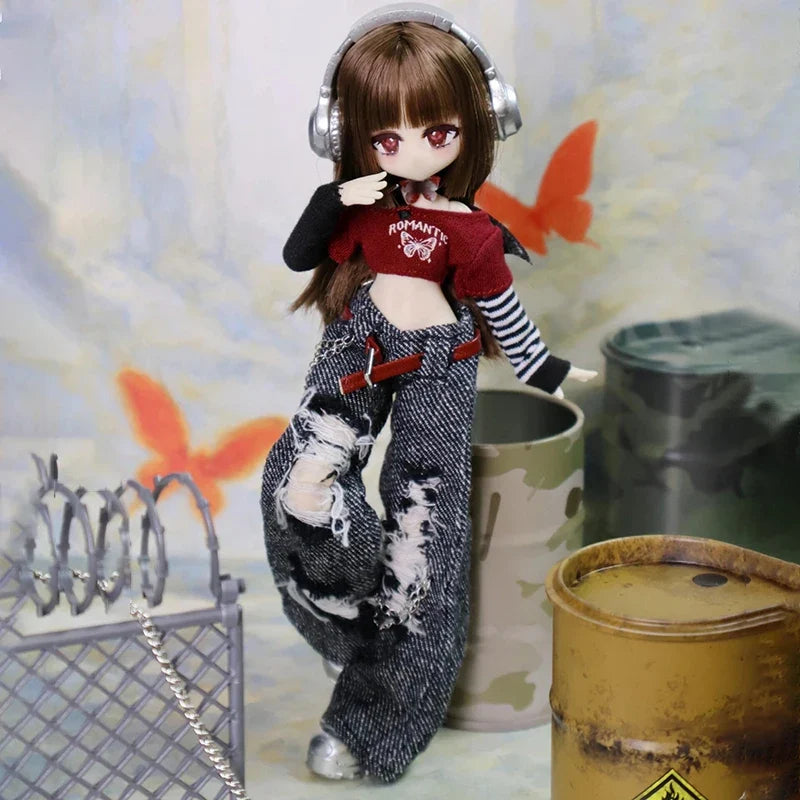 1/8 Mjd Movable Doll Girl Body Series 21cm Trendy Anime Figurines Collectable Girlheart Toys Ornaments Gift