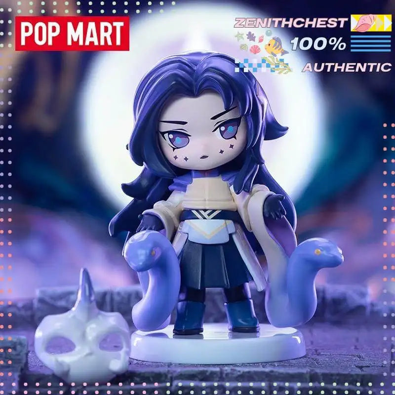 Authentic POPMART Onmyoji Series Blind Box Figure Chic Collector's Item Desktop Accent Premium Present for Onmyoji Devotees