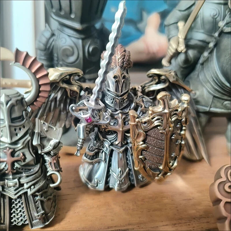 In Stock Big Player Chinese Style Paladin Crusader Series Anime Figure Model Desktop Decoration Collectible Ornament Toys Gifts