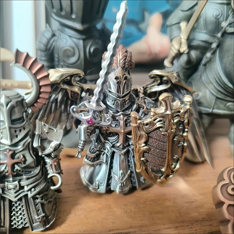In Stock Big Player Chinese Style Paladin Crusader Series Anime Figure Model Desktop Decoration Collectible Ornament Toys Gifts
