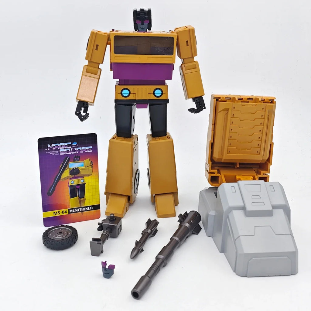 Magic Square MS-TOYS MS-04 MS04 Swindle Munitioner Anime Model  MP Scale Transformation Robot Action Figure Toy For Gift
