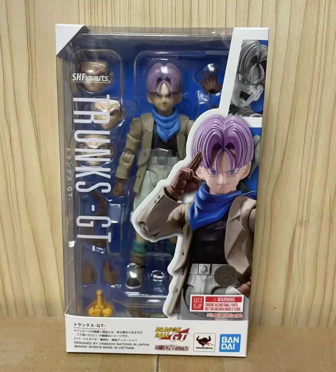 100% Original Bandai SH Figuarts SHF Dragon Ball GT Trunks Action Figures Anime Model Toys Collection In Stock