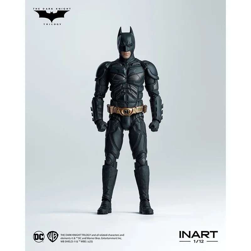 Original Inart 1/12 The Dark Knight Rises Batman Action Figure Hg M0001 Delux Standard Ver Anime Action Collection Figures Model