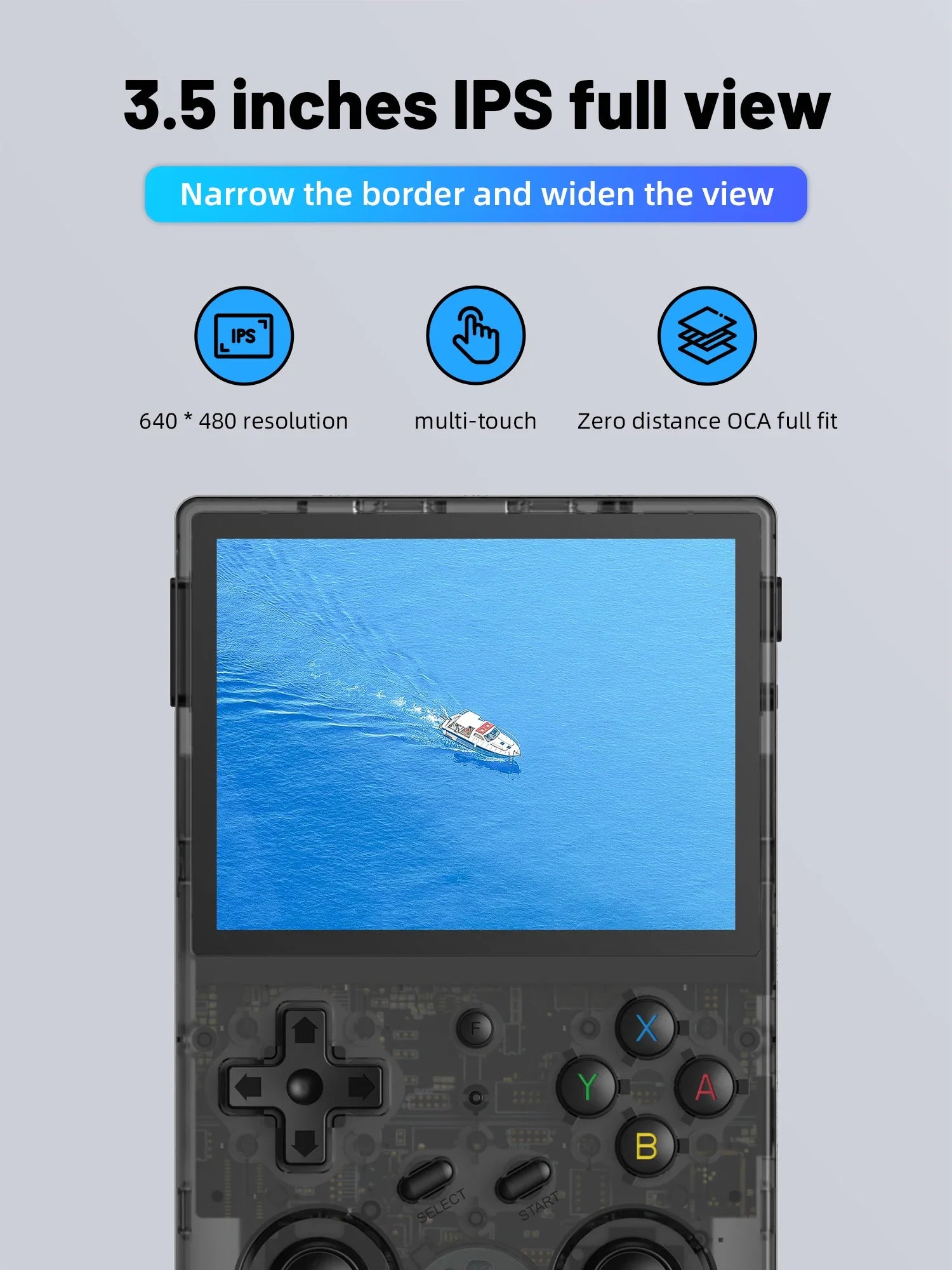 ANBERNIC RG353V RG353VS Handheld Gam Console 3.5'' IPS Screen HDMI Output Android Linux OS Built-in Retro Emulator Player Gifts
