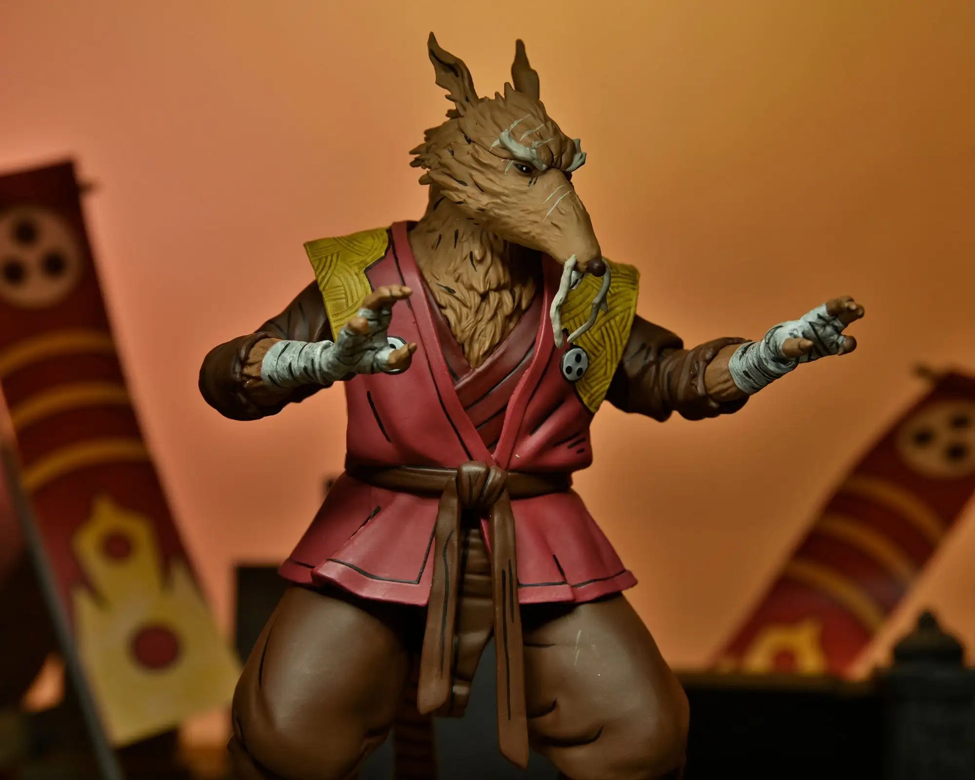 NECA 54351 Toys Teenage Mutant Ninja Turtles The Last Ronin Action Figure Ultimate Splinter 18 cm Original Doll Model TMNT