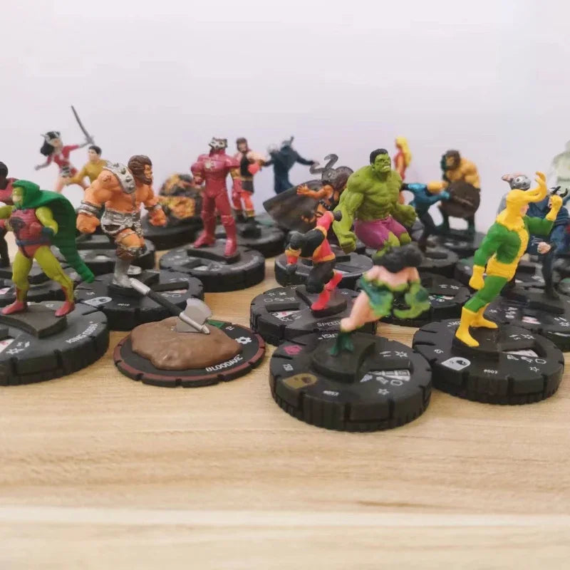 HeroClix Marveles Board Chess World Celebrates Wolverinees Magnetos Rogues Action Figures Game Models Collect Gift