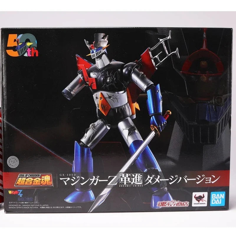 Fast Shipping Bandai Anime SOUL OF CHOGOKIN GX-105D MAZINGER Z -KAKUMEI SHINKA- Ver. Original Model Toys Action Figure Children