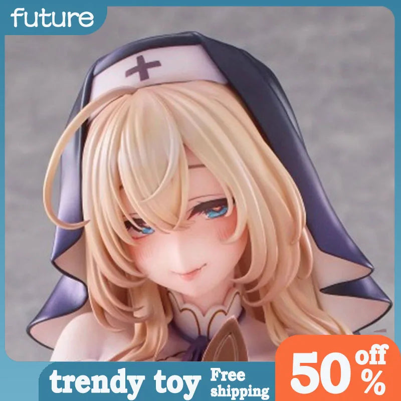 1/5 Beautiful Girl Figure Nun Who Forgives Everything Anime Collectible Model Pvc Desktop Decorations Holiday Gifts Kids Toys