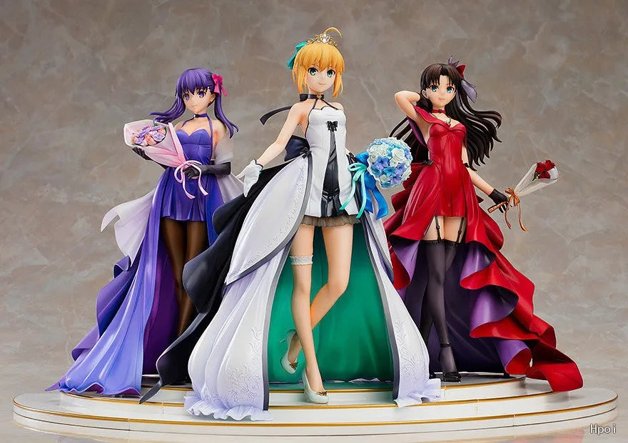 Original in Stock GSC Fate/stay Night Sakura Matou Tohsaka Rin Altria Pendragon 1/7 Figures Model Toy Gift Collection Ornament
