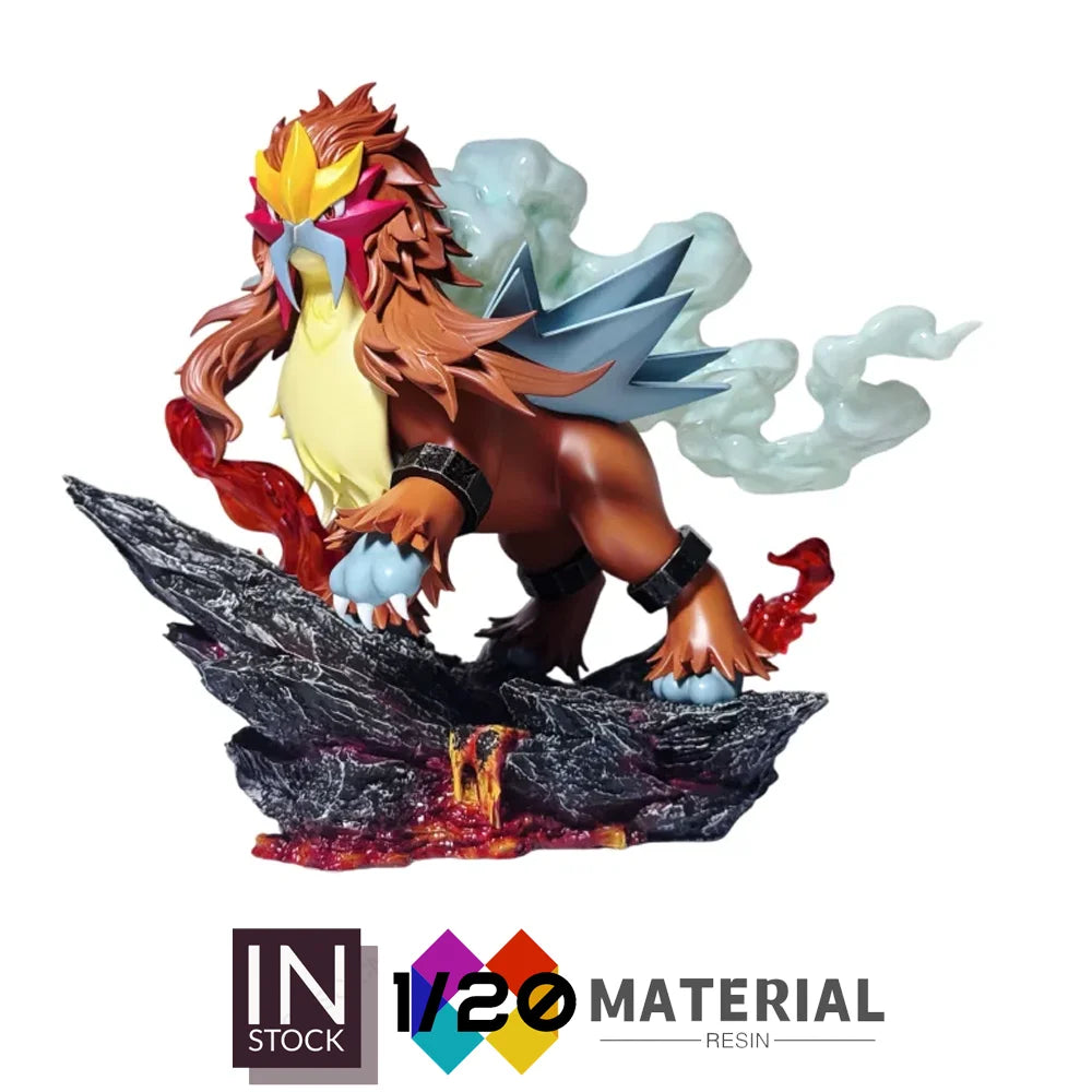 [In Stock]1/20 Resin Scale World [PALLET TOWN] - Suicune & Entei[Split RE-MENT]